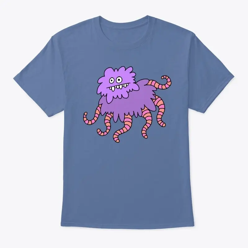 Fuzzy Tentacle Creature - Doodle Weird