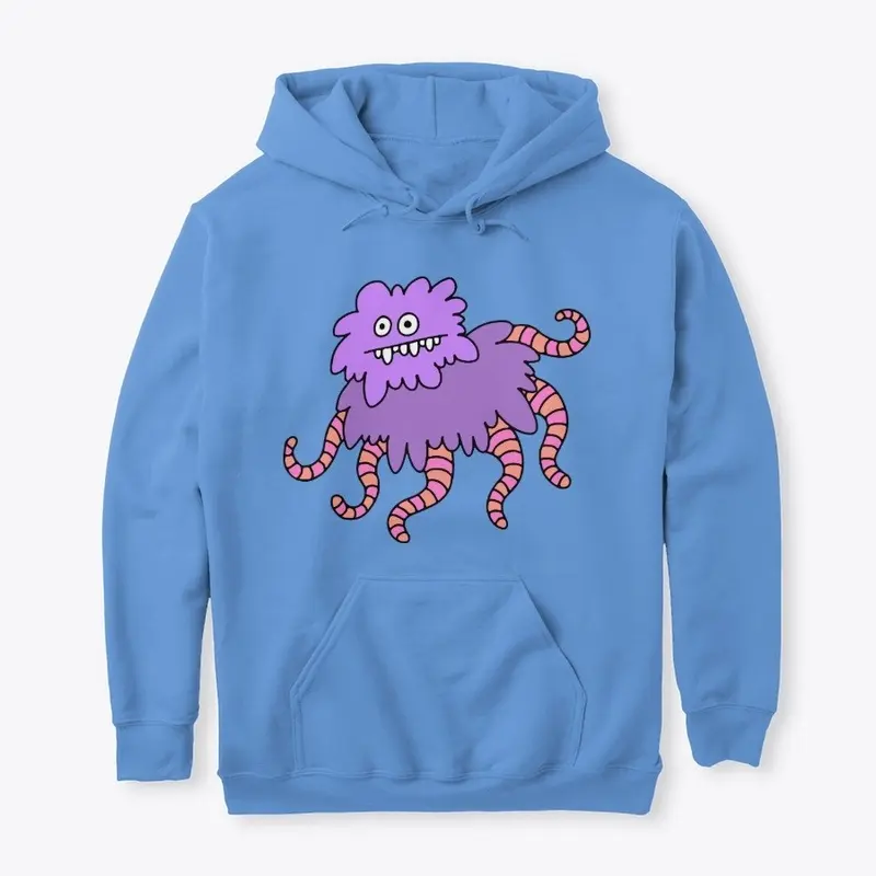 Fuzzy Tentacle Creature - Doodle Weird