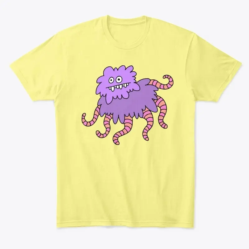 Fuzzy Tentacle Creature - Doodle Weird