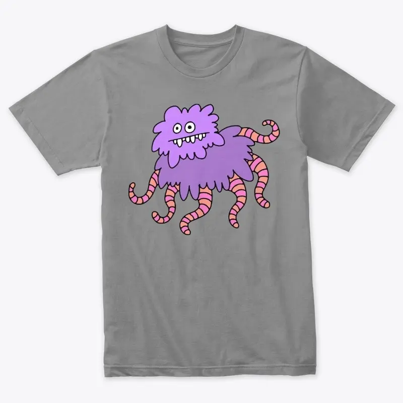 Fuzzy Tentacle Creature - Doodle Weird