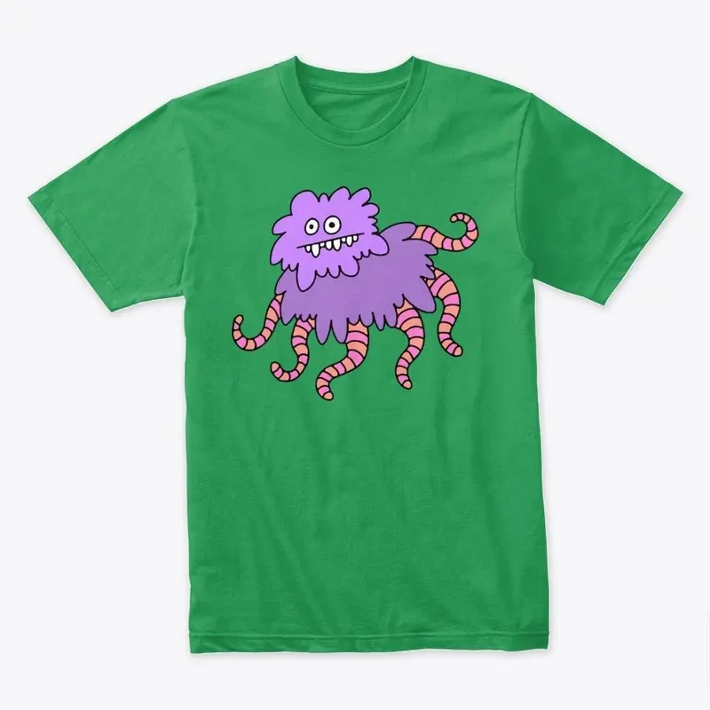 Fuzzy Tentacle Creature - Doodle Weird