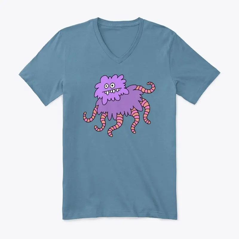 Fuzzy Tentacle Creature - Doodle Weird